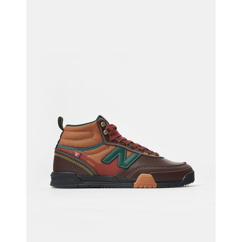 New Balance Numeric 440 Trail High Skate Shoes – Brown/Forest Green