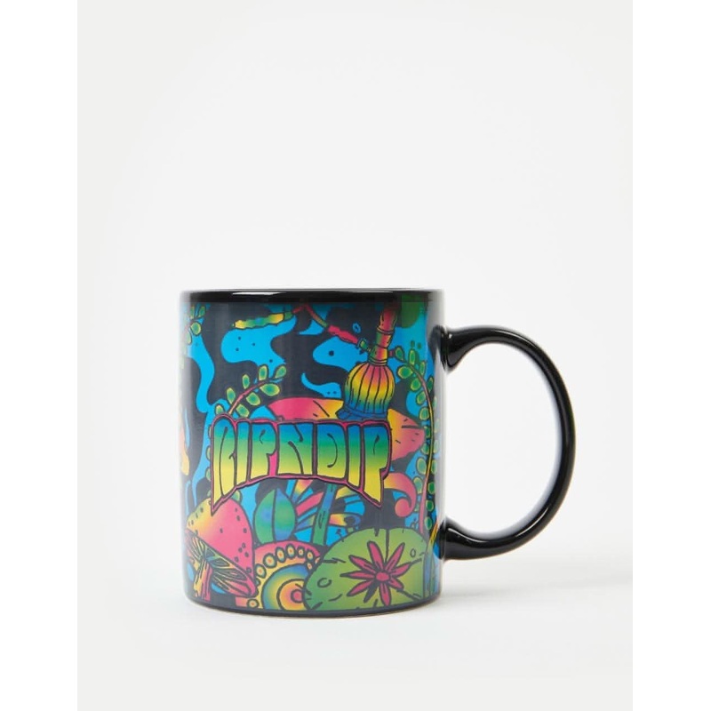 RIPNDIP Psychedelic Heat Changing Mug – Black