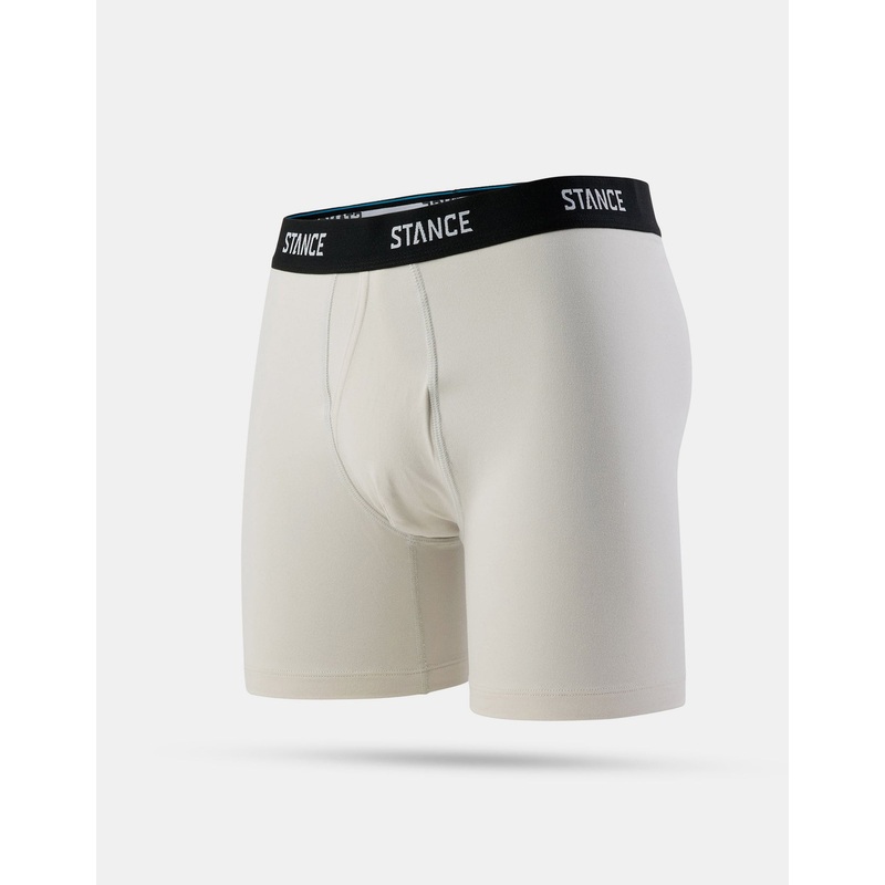 Stance Solid Poly Blend Boxer Shorts – Grey
