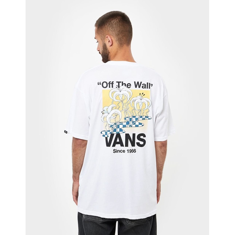Vans Checkerboard Blooming T-Shirt – White