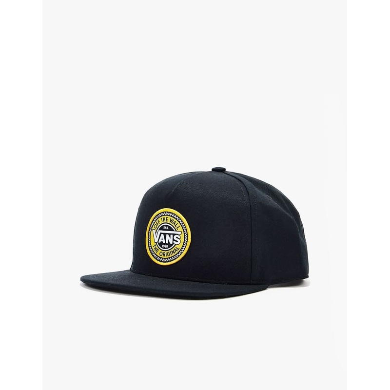 Vans Original Checkerboard Co Snapback Cap – Black