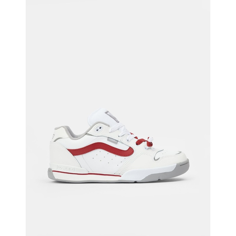 Vans Rowley XLT Skate Shoes – White/Red