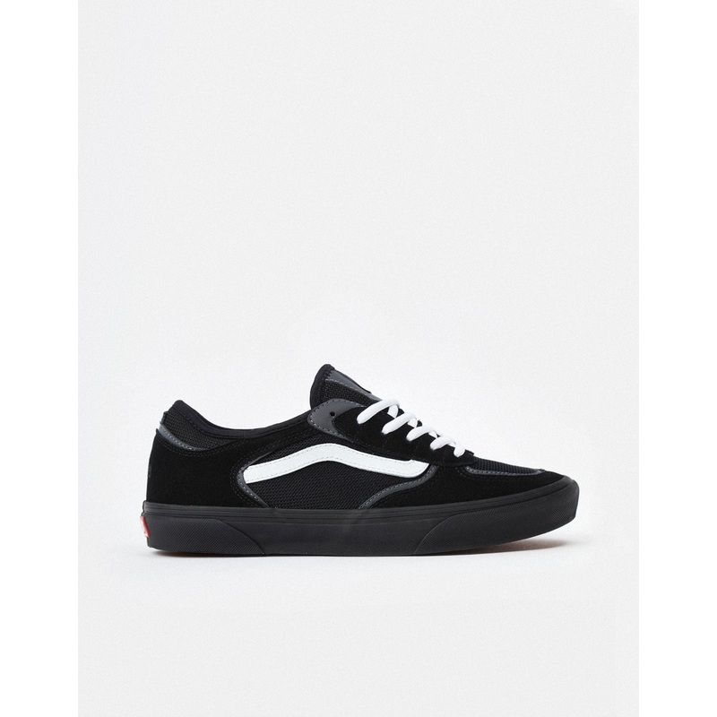 Vans Skate Rowley Shoes – Black/White/Black