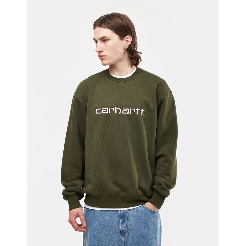 Carhartt WIP Carhartt Sweat – Turtle/Air Pink