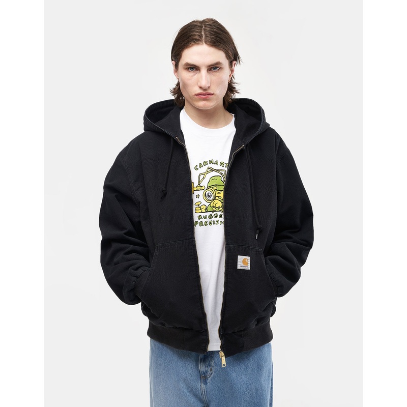 Carhartt WIP OG Active Jacket – Black (Stone Canvas)