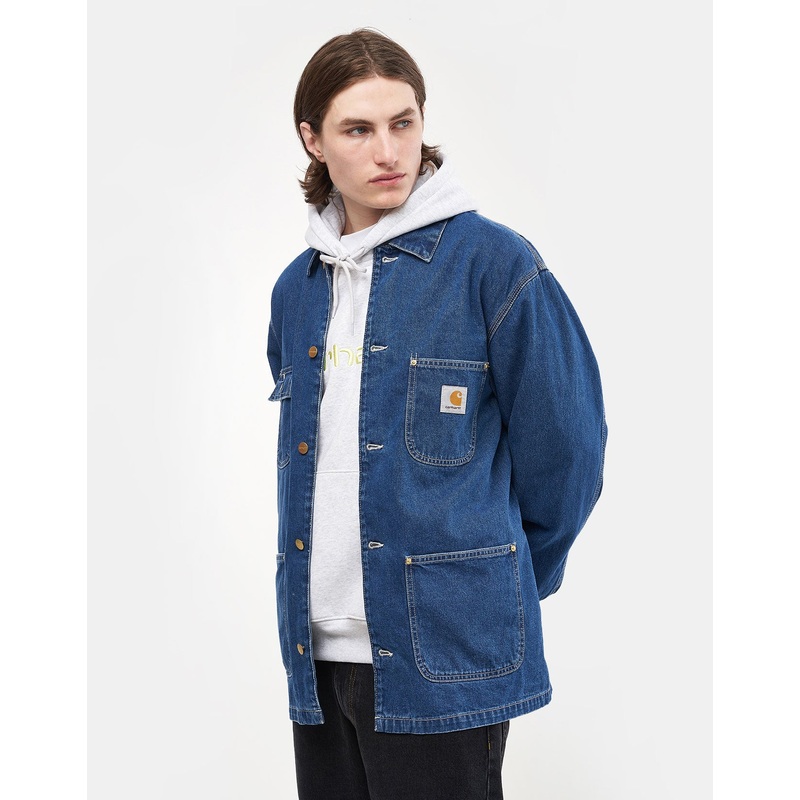Carhartt WIP OG Chore Coat – Blue (Stone Washed)