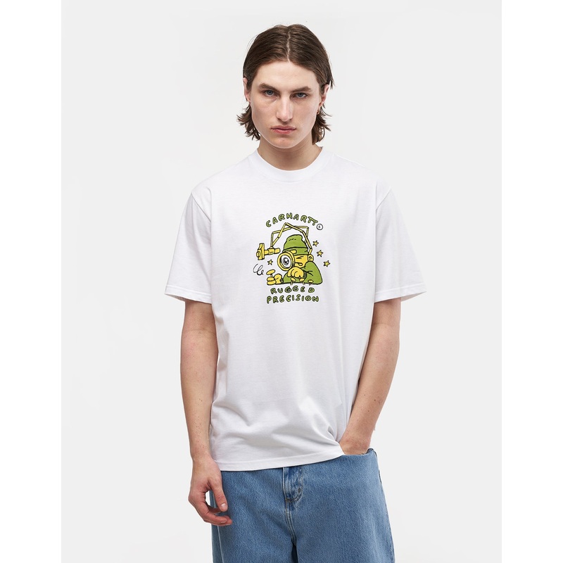 Carhartt WIP Precision Work T-Shirt – White