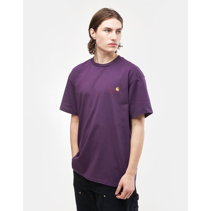 Carhartt WIP S/S American Script T-Shirt – Huckleberry