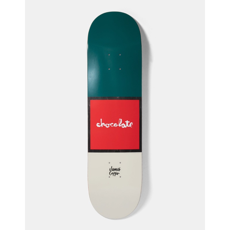 Chocolate Capps Red Square ‘Heritage Logo Collection’ G039 Skateboard Deck – 8.5″