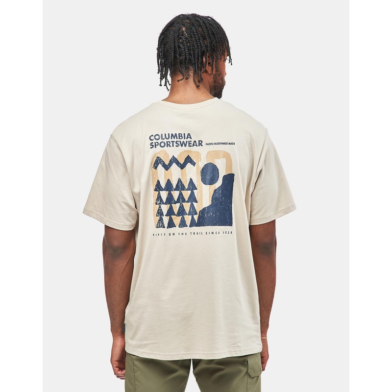 Columbia Explorers Canyon Back T-Shirt – Dark Stone/Explore Outdoors