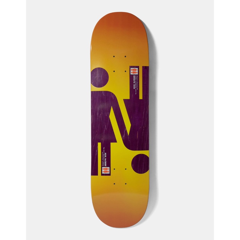 Girl McCrank Dual Directional ‘TWIN TIP’ G069 Skateboard Deck – 8.25″