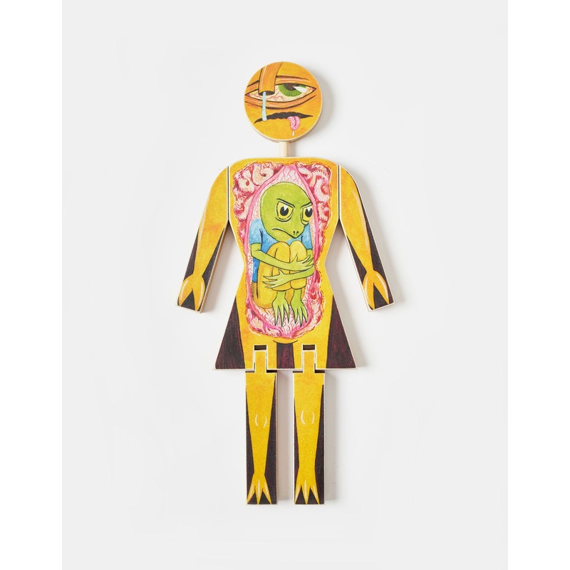 Girl x Ed Templeton x Modernica Wooden OG Statue