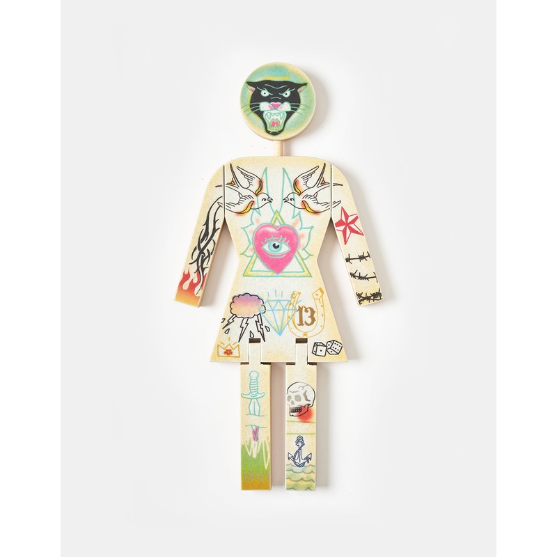 Girl x Natas Kaupas x Modernica Wooden OG Statue