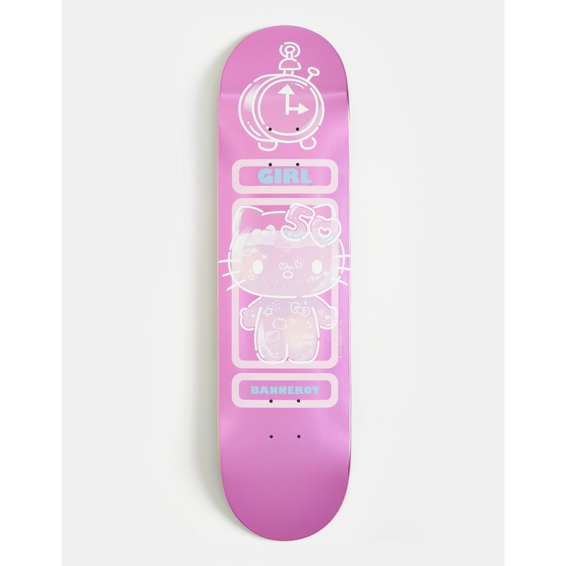 Girl x Sanrio Bannerot Hello Kitty 50th Anniversary G018 Skateboard Deck – 8″