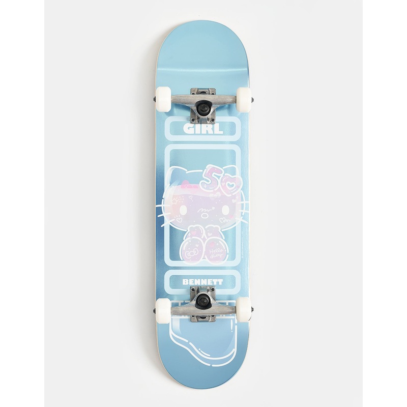 Girl x Sanrio Bennett Hello Kitty 50th Anniversary G018 Complete Skateboard Deck – 8″