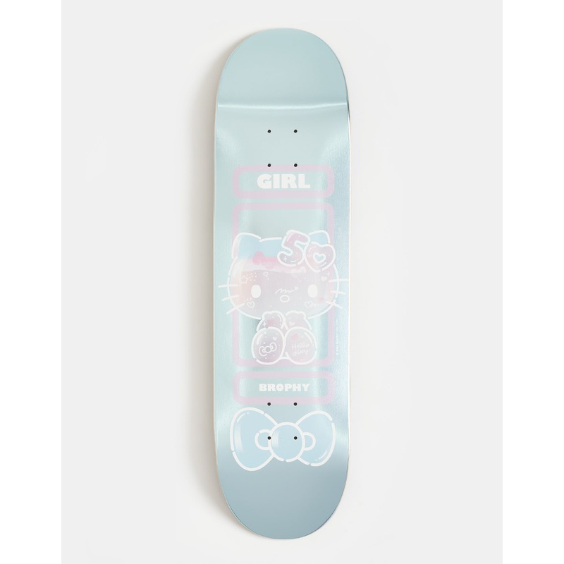 Girl x Sanrio Brophy Hello Kitty 50th Anniversary G052 Skateboard Deck – 8.25″