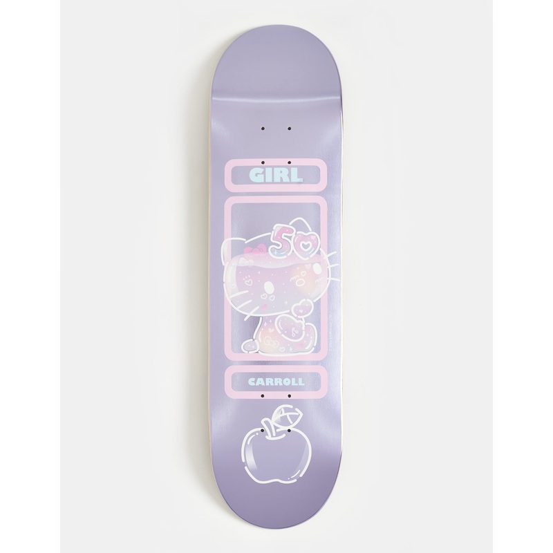 Girl x Sanrio Carroll Hello Kitty 50th Anniversary ‘TWIN TIP’ G069 Skateboard Deck – 8.25″