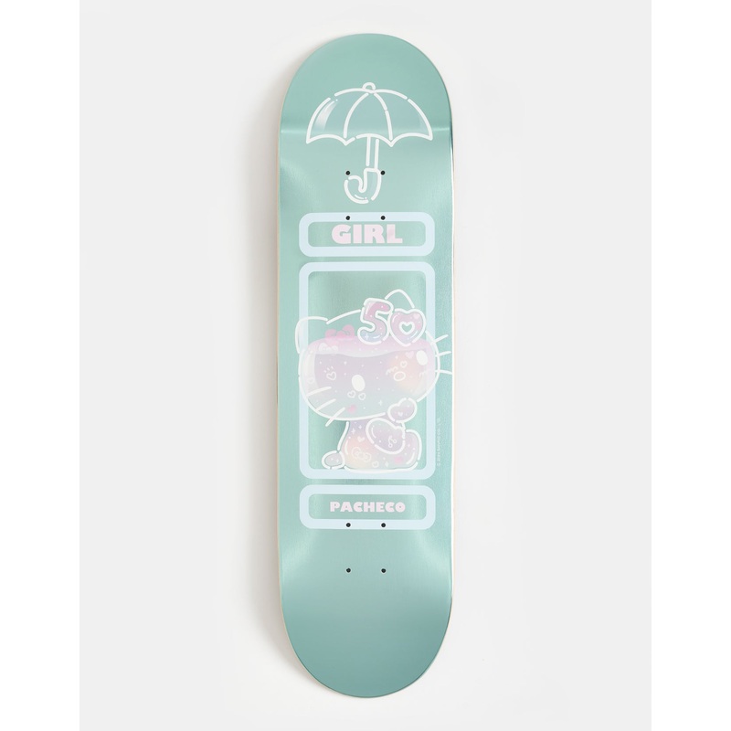 Girl x Sanrio Pacheco Hello Kitty 50th Anniversary ‘TWIN TIP’ G096 Skateboard Deck – 8.5″