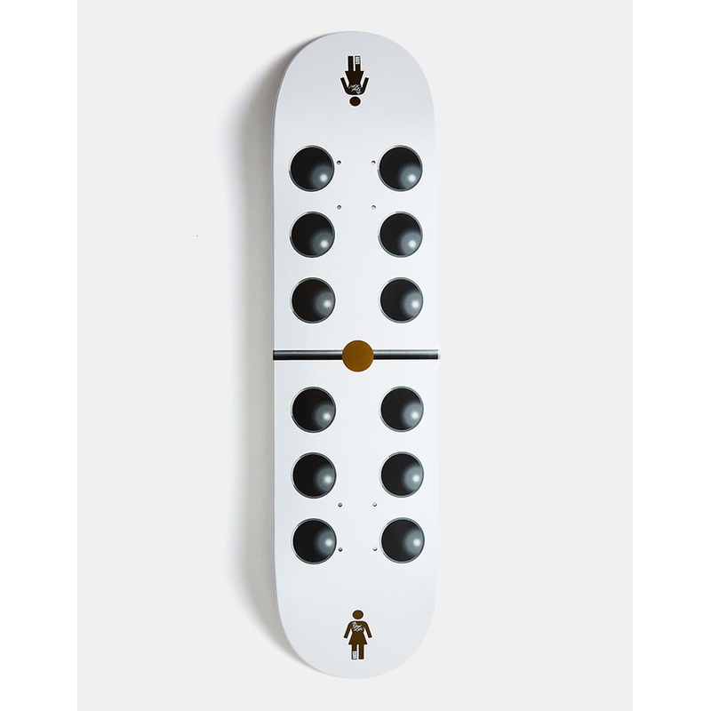 Girl x The Good Life Gass Bones ‘TWIN TIP’ G080 Skateboard Deck – 8″