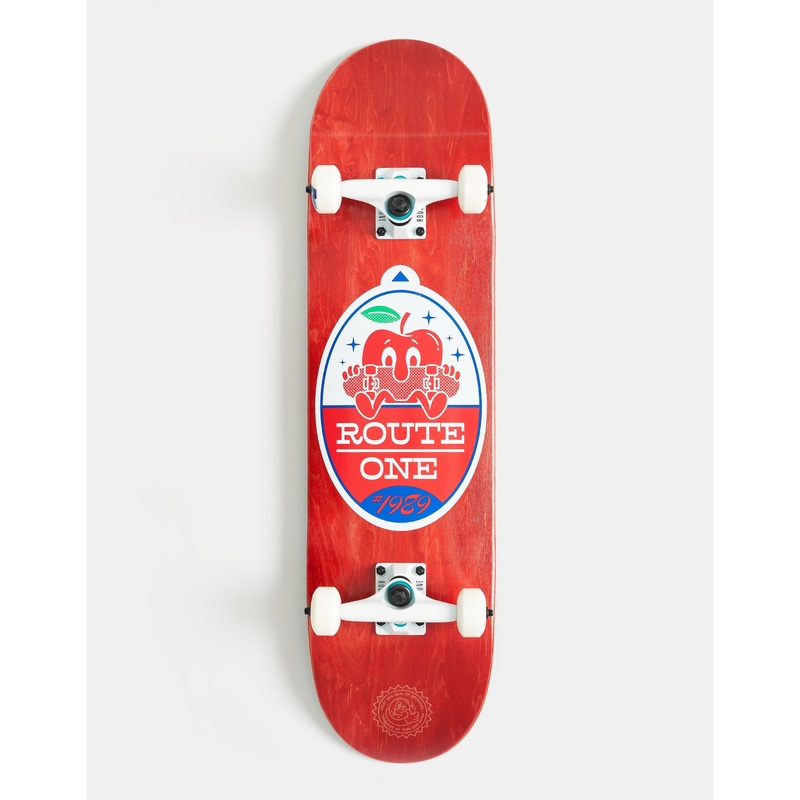 Route One Fruit One Apple Custom Set-Up Complete Skateboard – 8″