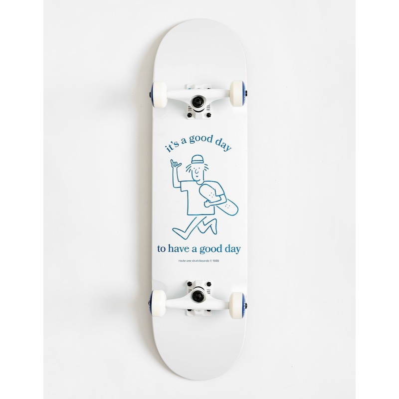 Route One It’s a Good Day Custom Set-Up Complete Skateboard – 8.25″