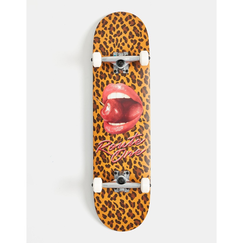 Route One Lips Custom Set-Up Complete Skateboard – 8.125″