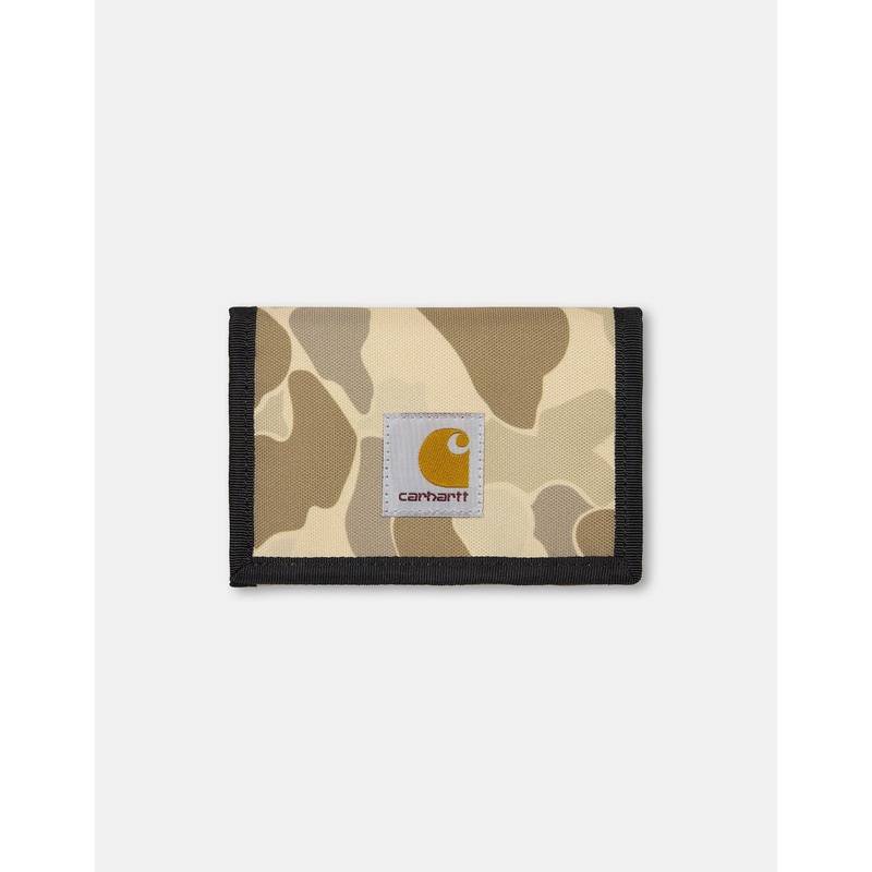 Carhartt WIP Alec Tri-Fold Velcro Wallet – Camo Duck-Desert