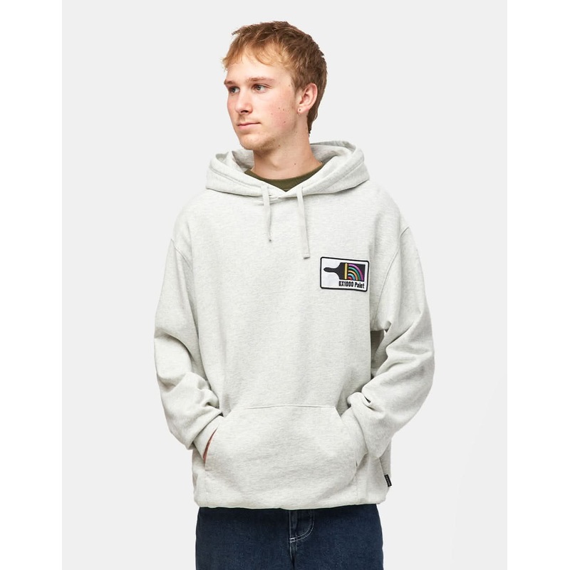 GX1000 Paint Pullover Hoodie – Ash