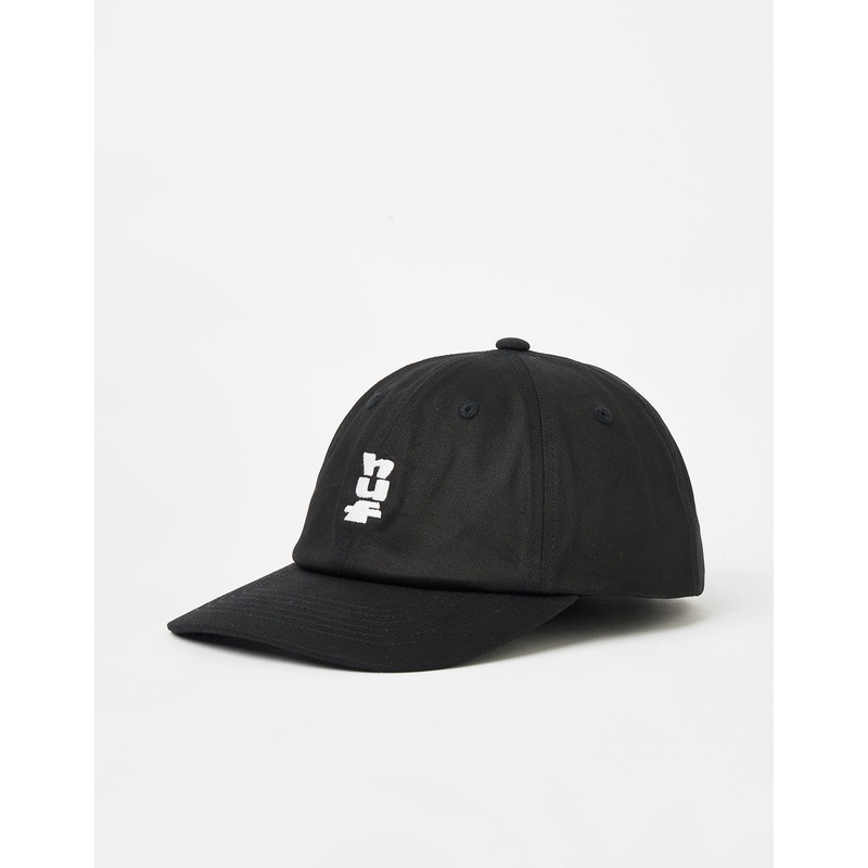 HUF Set Megablast 6 Panel Curved Visor Cap – Black