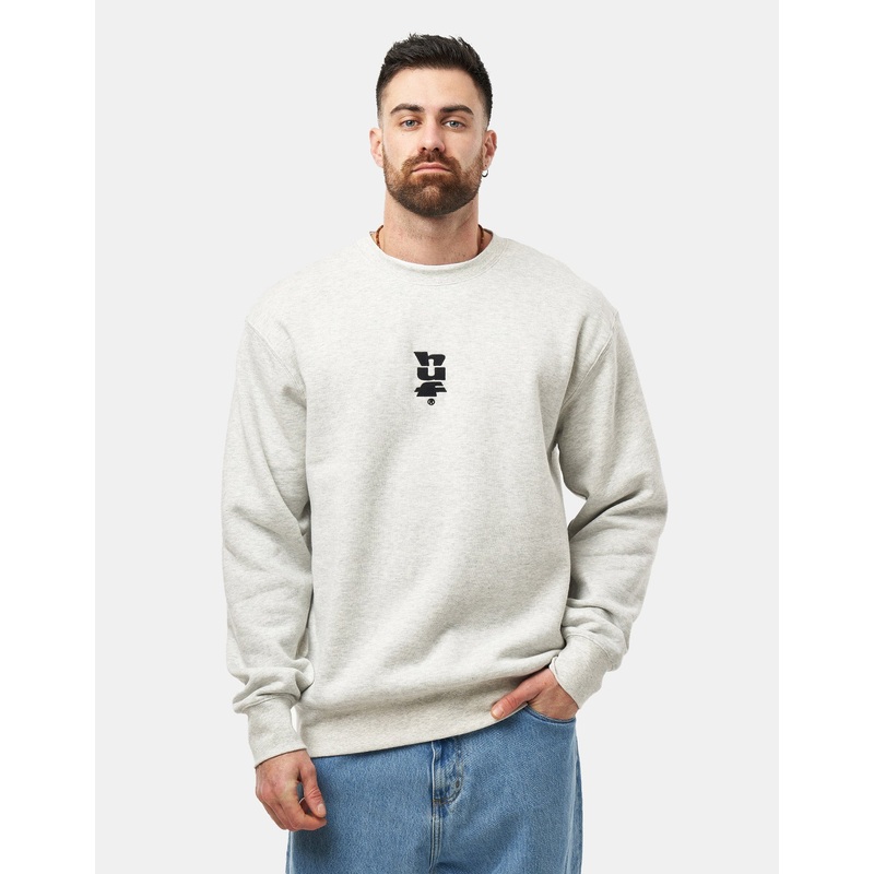HUF Set Megablast Crewneck – Ash