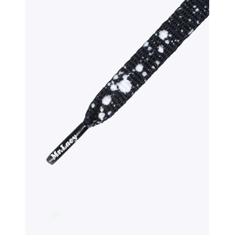 Mr. Lacy Printies Laces – Cement Black