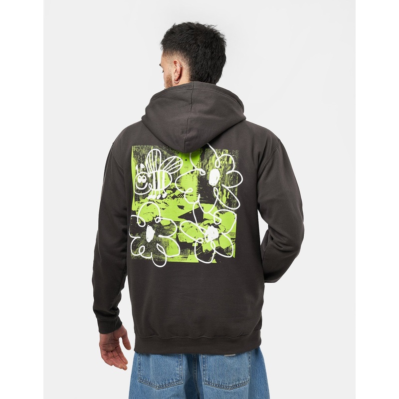Route One Buzzin Pullover Hoodie – Storm Grey