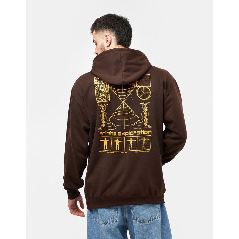 Route One Infinite Pullover Hoodie – Hot Chocolate