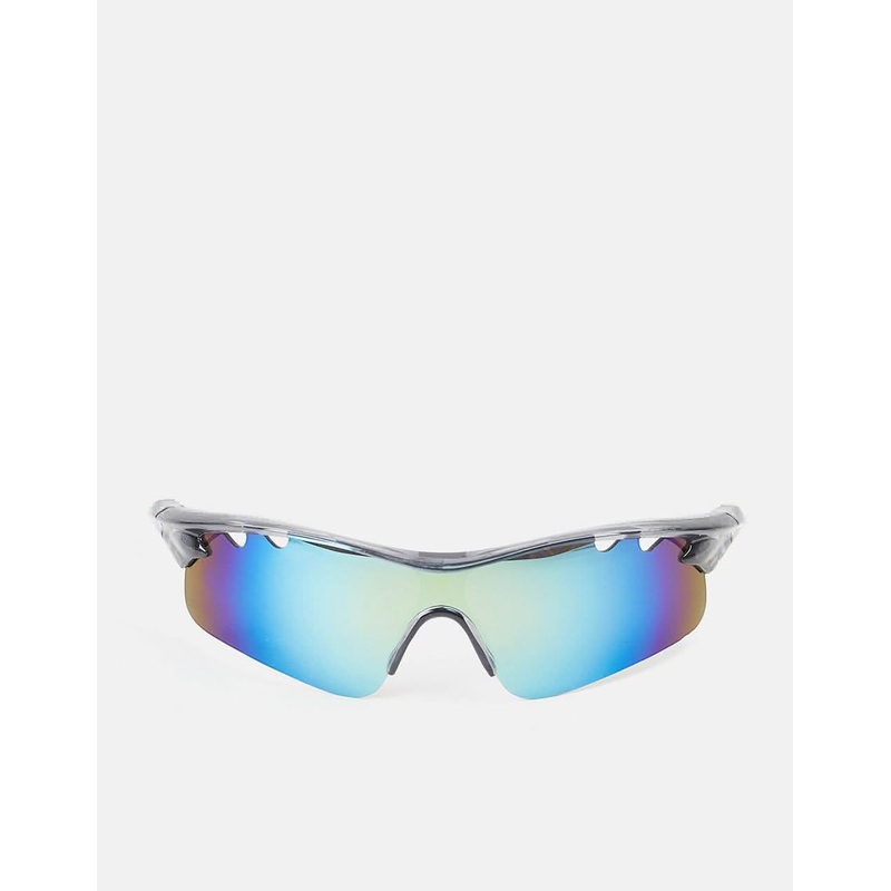 Route One Kenny Sunglasses – Yellow/Blue Mirror