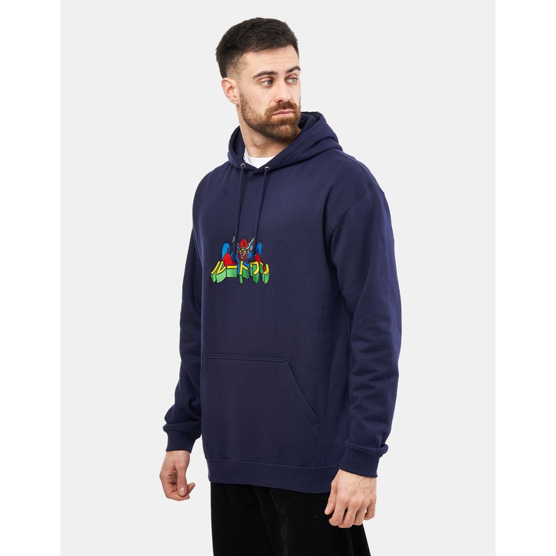 Route One Mecha Pullover Hoodie – Oxford Navy