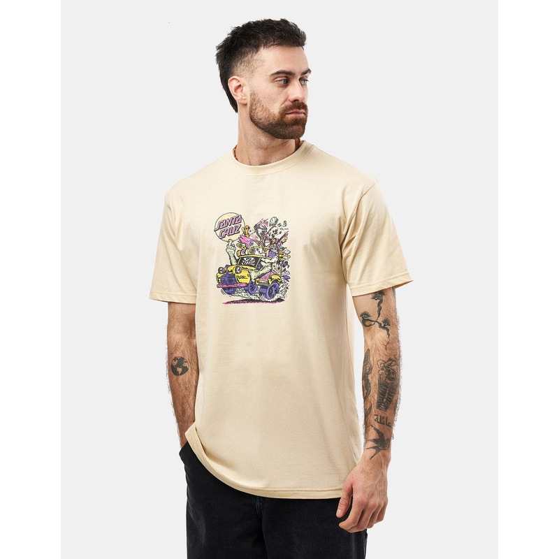 Santa Cruz Johnson Beast Wagon T-Shirt – Blond Wood