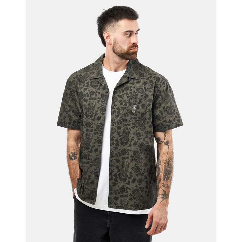Santa Cruz Roskopp Voodoo Room S/S Shirt – Black