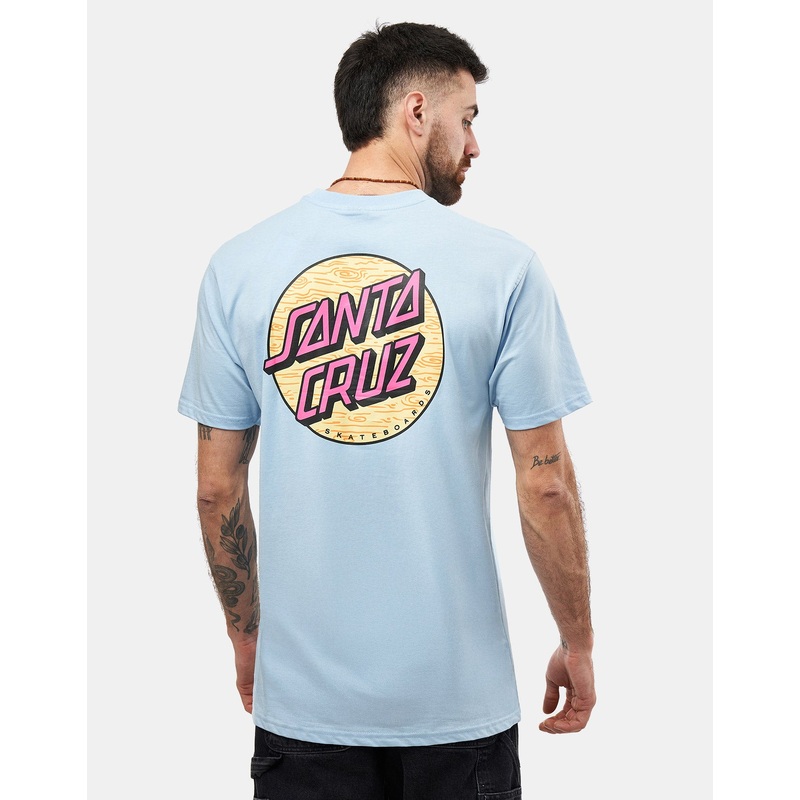 Santa Cruz Wagon Dot Chest T-Shirt – Fresh Blue