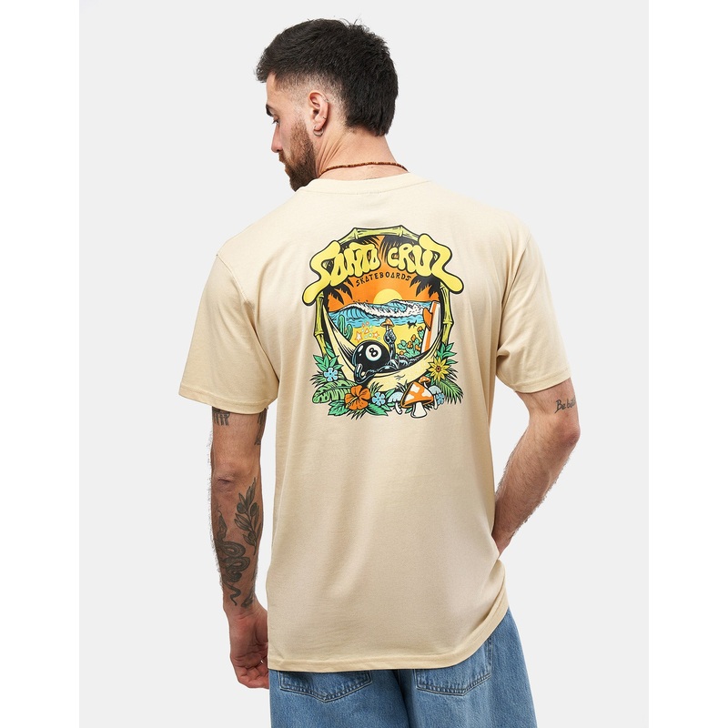 Santa Cruz Winkowski 8Baller Trip T-Shirt – Blond Wood