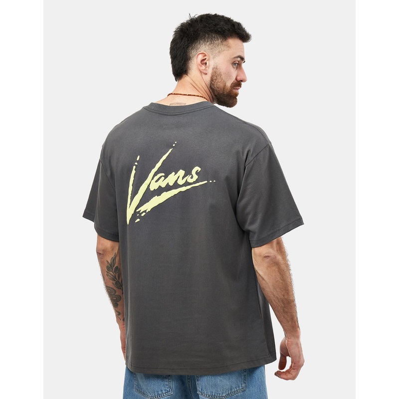 Vans Dettori Loose T-Shirt – Asphalt/Shadow Lime