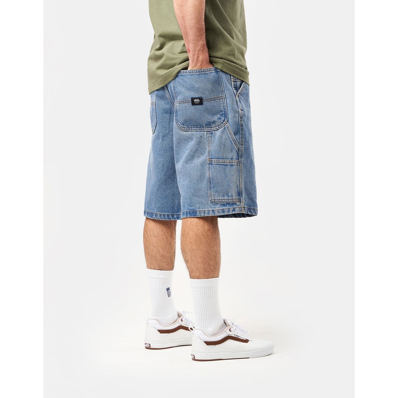 Vans Drill Chore Loose Denim Shorts – Stone Wash