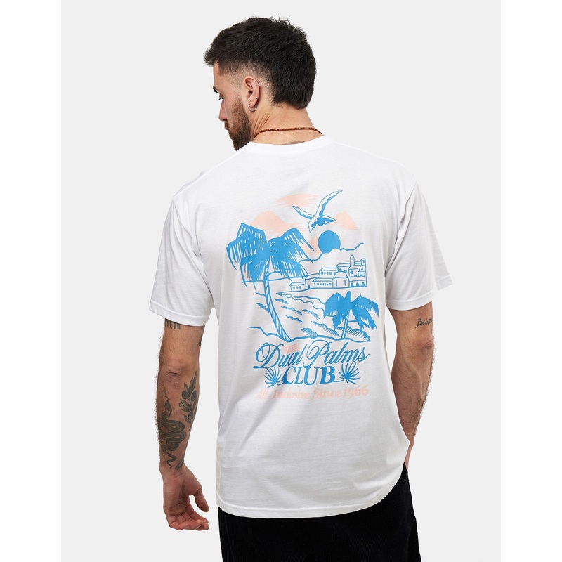 Vans Dual Palms Club T-Shirt – White