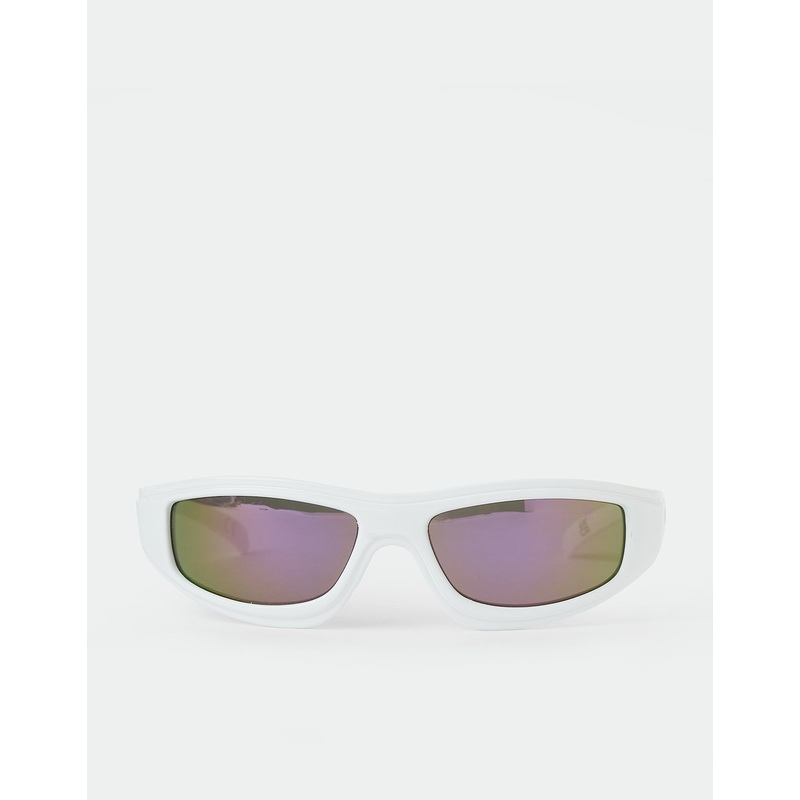 Vans Felix Sunglasses – White/Mirror