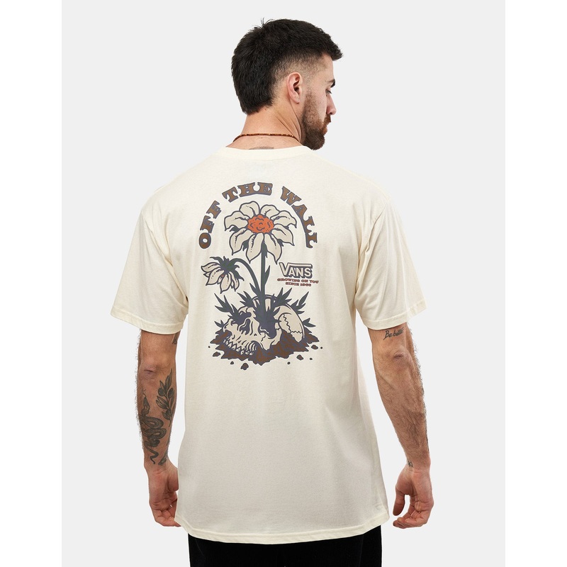 Vans Growin On U T-Shirt – Antique White