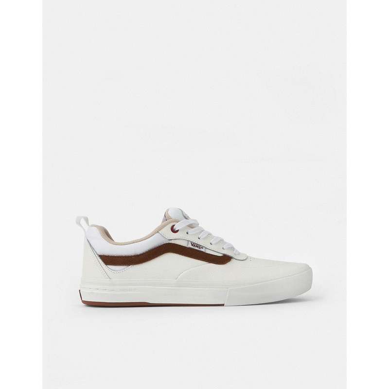 Vans Skate Kyle Walker Shoes – Leather White/Red