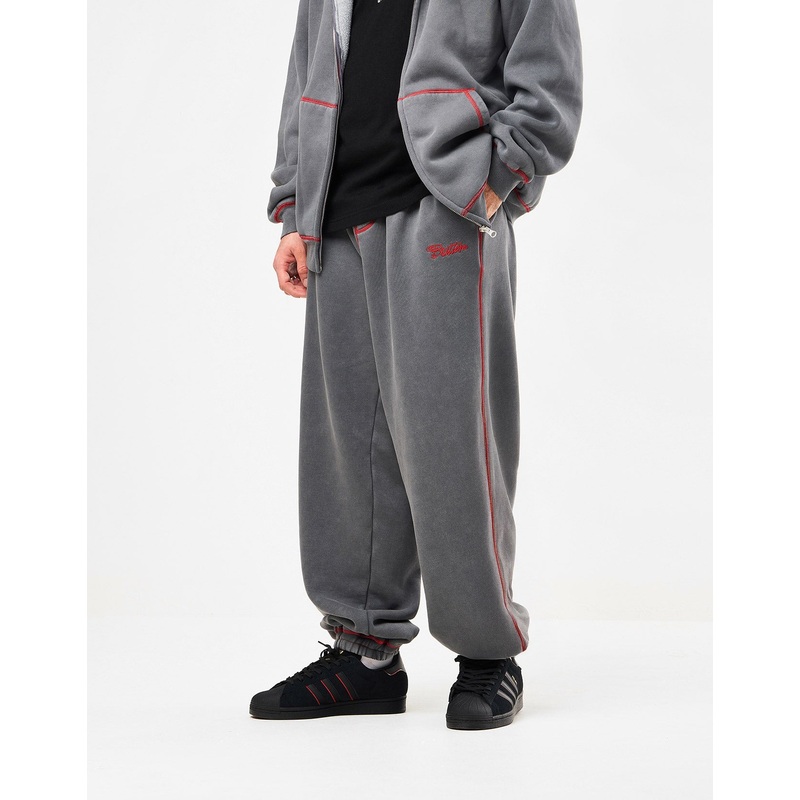 Butter Goods Baggy Fleece Pants – Washed Black