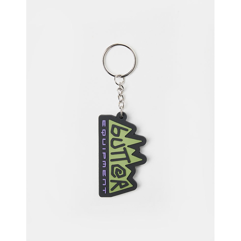 Butter Goods Equipment Rubber Keychain – Black