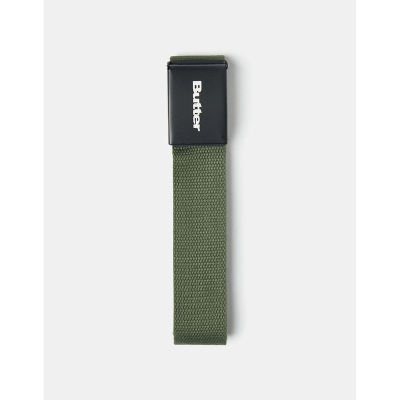 Butter Goods Logo Woven Web Belt – Safari