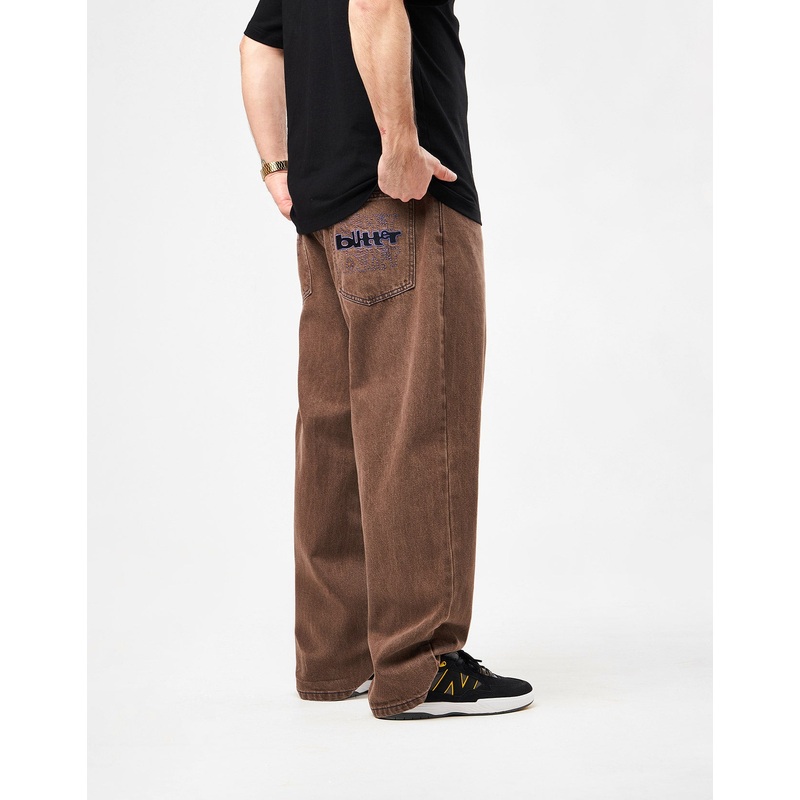 Butter Goods Warped Denim Jeans – Washed Brown
