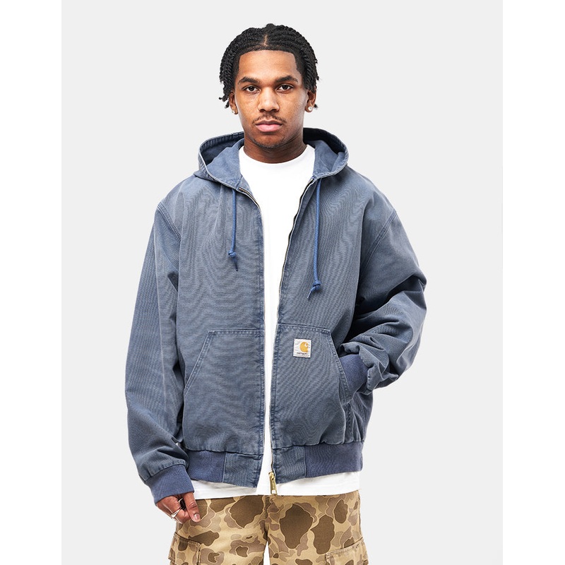 Carhartt WIP OG Active Jacket – Dusky Blue (Stone Canvas)